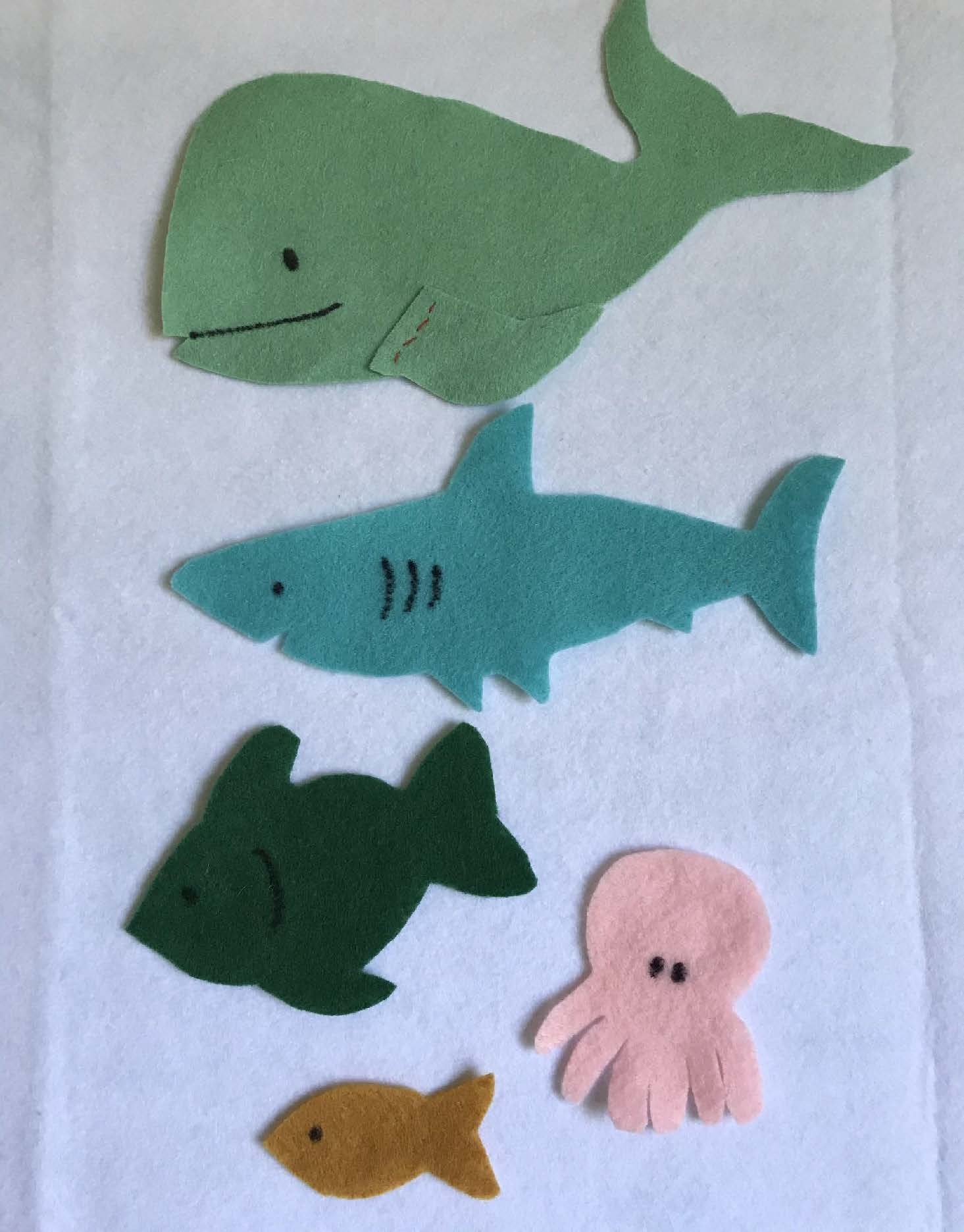 felt board fish